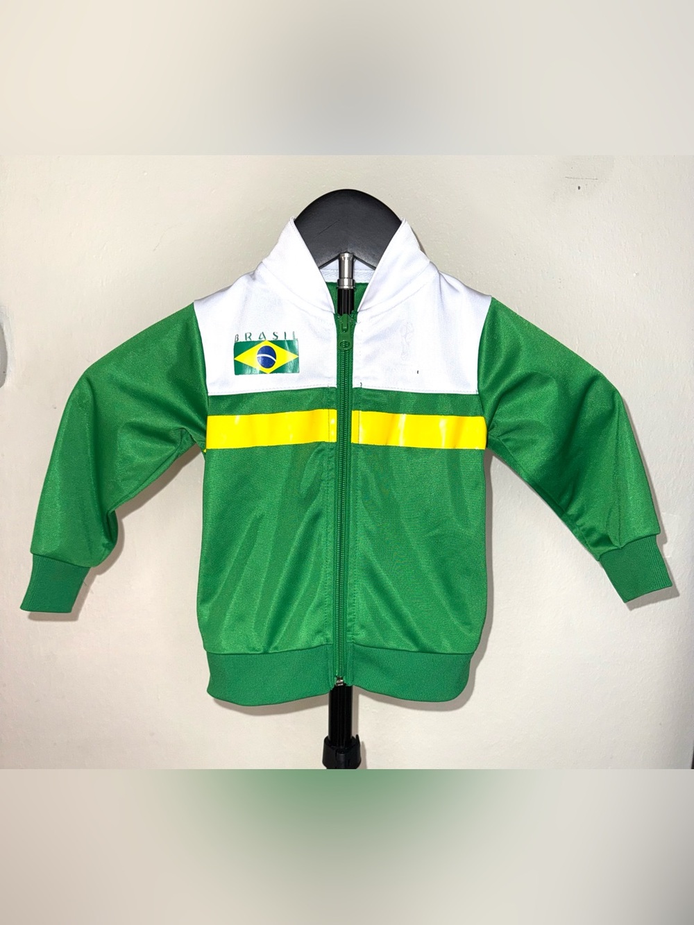Officially licensed 2018 World Cup Jackets Brazil, kids size 18 mos